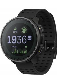 SUUNTO - Zegarek sportowy Suunto Vertical Solar Czarny (SS050978000). Kolor: czarny. Styl: sportowy