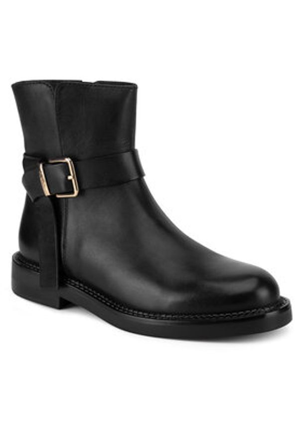 MEXX Botki MICP1710043W PIERA MABEL Czarny. Kolor: czarny. Materiał: skóra