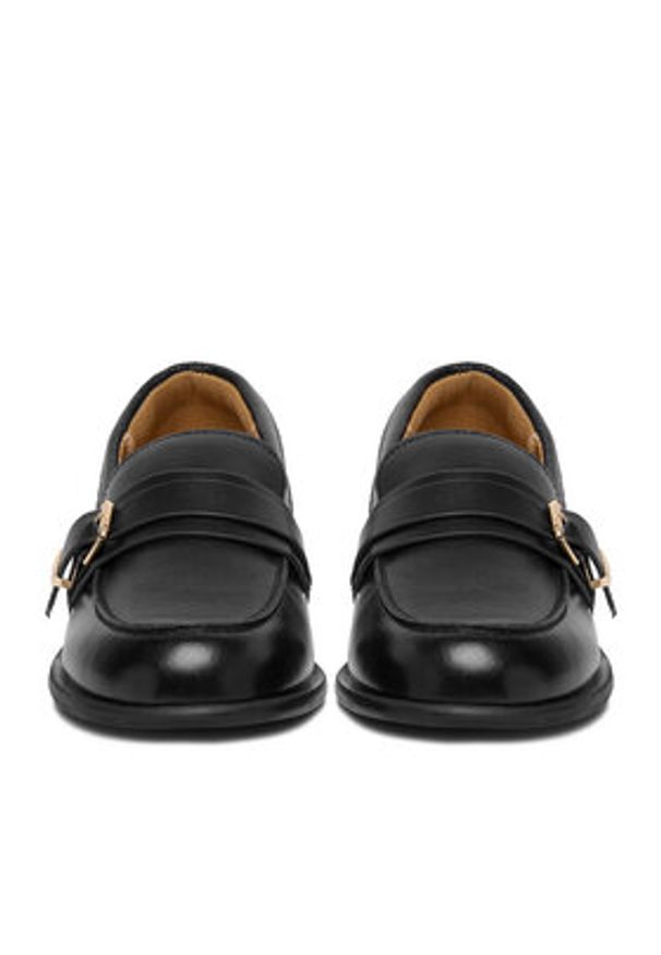 MEXX Loafersy EO-WS1164-01 Czarny. Kolor: czarny. Materiał: skóra