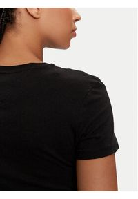 Tommy Jeans T-Shirt Essential DW0DW18397 Czarny Slim Fit. Kolor: czarny. Materiał: wiskoza #4