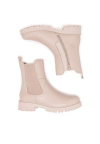 Remonte Botki D8694-60 Beżowy. Kolor: beżowy. Materiał: skóra #3