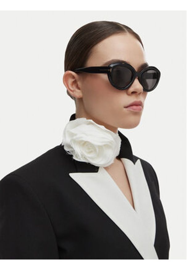 Tom Ford Okulary przeciwsłoneczne FT1316 Czarny. Kolor: czarny