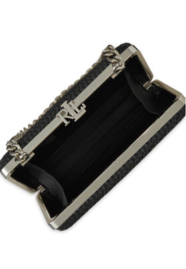 Lauren Ralph Lauren - LAUREN RALPH LAUREN Torebka 431969431001 Czarny. Kolor: czarny. Materiał: skórzane