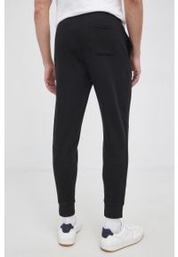Polo Ralph Lauren Spodnie męskie kolor czarny z nadrukiem. Kolor: czarny. Wzór: nadruk