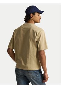 Polo Ralph Lauren T-Shirt 710A12979002 Beżowy Regular Fit. Typ kołnierza: polo. Kolor: beżowy. Materiał: bawełna #4