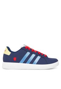 Adidas - Sneakersy adidas. Kolor: niebieski. Wzór: motyw z bajki