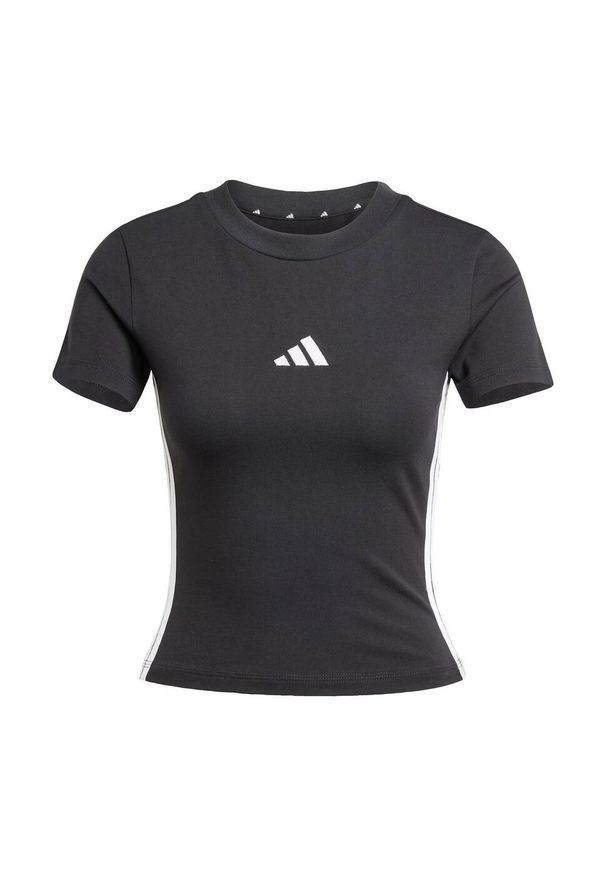 Adidas - Koszulka Essentials 3-Stripes Slim Baby. Kolor: biały, wielokolorowy, czarny