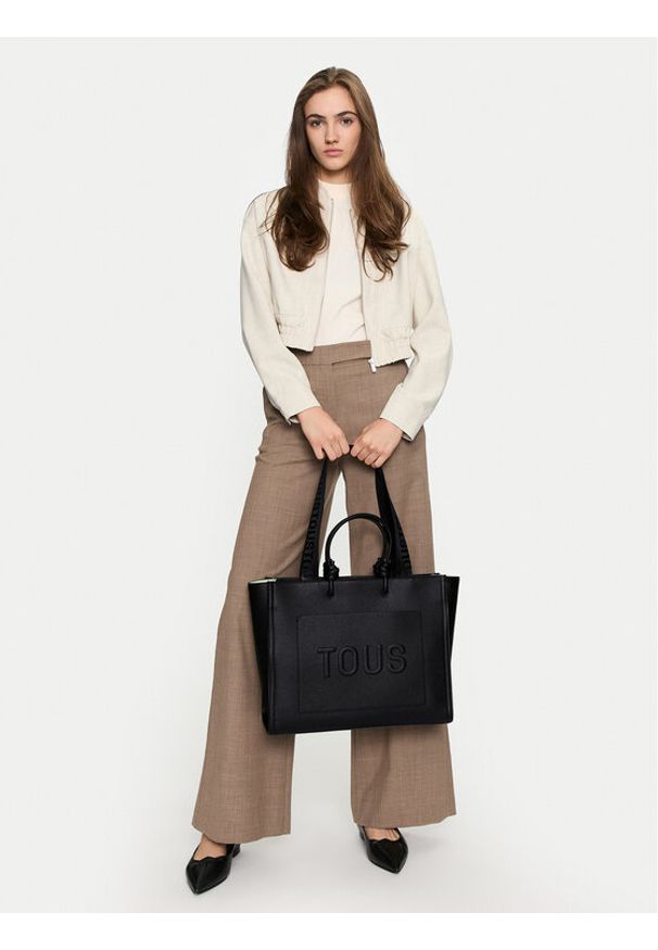 Tous - TOUS Torebka Shopper Xl. Amaya T La Rue New 2002025851 Czarny. Kolor: czarny. Materiał: skórzane
