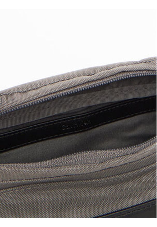 Calvin Klein Saszetka nerka Contrast Belt Bag LV04D3073G Szary. Kolor: szary. Materiał: materiał