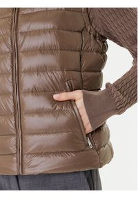 TOMMY HILFIGER - Tommy Hilfiger Bezrękawnik WW0WW45499 Brązowy Regular Fit. Kolor: brązowy. Materiał: syntetyk. Długość rękawa: bez rękawów #4