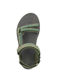 Buty do chodzenia damskie Teva Terra FI Lite. Zapięcie: rzepy. Kolor: zielony. Materiał: materiał, syntetyk. Sport: turystyka piesza