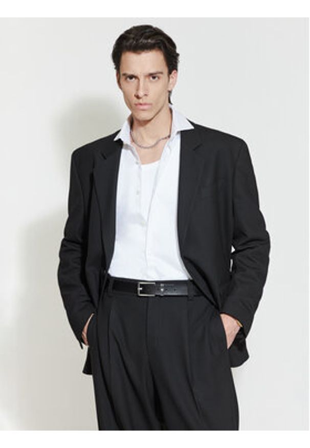 Hugo - HUGO Koszula Kason 50482056 Biały Slim Fit. Kolor: biały. Materiał: bawełna
