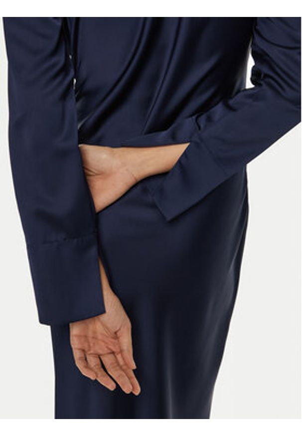 Imperial Sukienka koktajlowa AFGSIBA Niebieski Regular Fit. Kolor: niebieski. Materiał: syntetyk. Styl: wizytowy