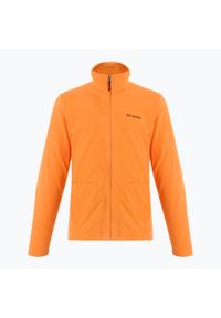columbia - Bluza polarowa męska Columbia Fast Trek Light Full Zip Fleece. Kolor: pomarańczowy. Materiał: polar