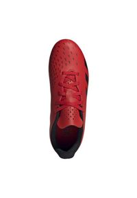 Adidas - Buty piłkarskie adidas Predator Freak.4 FxG Jr FY6322 czerwone pomarańcze i czerwienie. Zapięcie: sznurówki. Kolor: czerwony. Materiał: włókno, syntetyk. Szerokość cholewki: normalna. Sport: piłka nożna #2