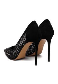 Eva Minge Szpilki EO-MOLLY-LT1643-15 Czarny. Kolor: czarny. Materiał: materiał. Obcas: na szpilce #7