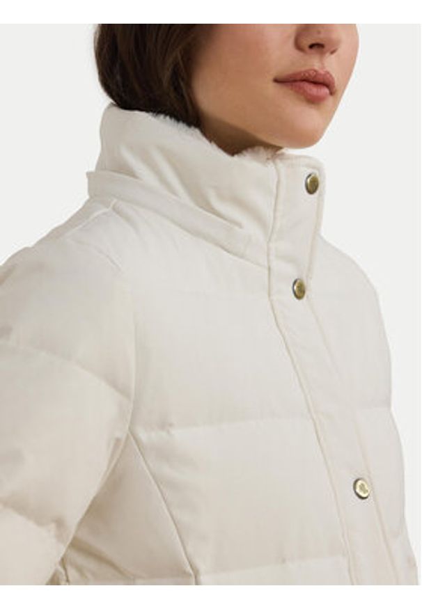 Lauren Ralph Lauren - LAUREN RALPH LAUREN Płaszcz zimowy 297957509002 Écru Regular Fit. Materiał: syntetyk. Sezon: zima