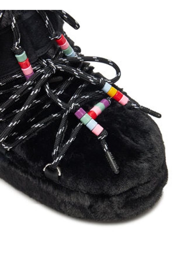 Moon Boot Śniegowce 80D1409470 Czarny. Kolor: czarny. Materiał: materiał