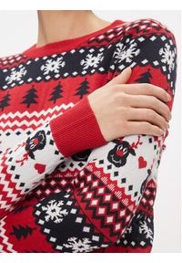 only - ONLY Sweter 15302939 Czerwony Regular Fit. Kolor: czerwony. Materiał: syntetyk #4