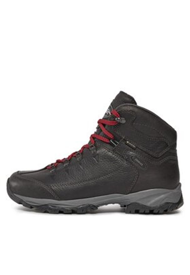 MEINDL - Meindl Trekkingi Ohio 3 GTX GORE-TEX Czarny. Kolor: czarny. Materiał: skóra. Technologia: Gore-Tex. Sport: turystyka piesza