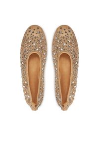 Tory Burch Baleriny 162066 Beżowy. Kolor: beżowy. Materiał: materiał #3