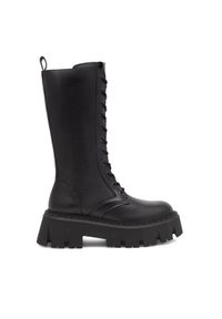 Badura Kozaki LIZBONA-23FW12 Czarny. Kolor: czarny. Materiał: skóra #1