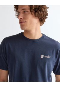 Wrangler - MESKA KOSZULKA WRANGLER GRAPHIC TEE NAVY 112377995 #4
