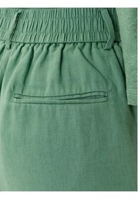 United Colors of Benetton - United Colors Of Benetton Bermudy 4AGHD901V Zielony Relaxed Fit. Kolor: zielony. Materiał: len #4