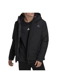 Adidas - Kurtka adidas Traveer Cold.Rdy HG6017 - czarna. Okazja: na spacer. Kolor: czarny. Materiał: poliester, puch. Styl: klasyczny. Sport: turystyka piesza