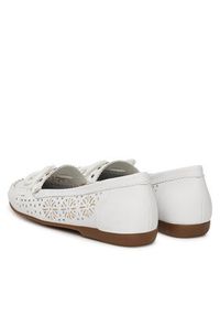 Rieker Mokasyny L6396-80 Biały. Kolor: biały. Materiał: skóra #7