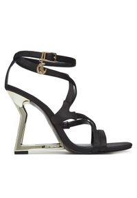 Just Cavalli Sandały 78RA3S63 ZSA29 Czarny. Kolor: czarny. Materiał: materiał