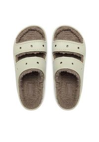 Crocs Klapki Crocs Classic Cozzy Sandal 207446 Beżowy. Kolor: beżowy