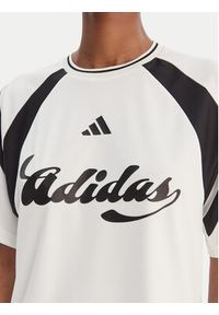 Adidas - adidas T-Shirt House Of Tiro KB6126 Biały Regular Fit. Kolor: biały. Materiał: syntetyk #3