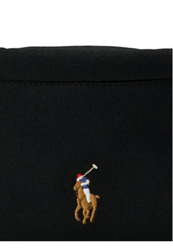 Polo Ralph Lauren Saszetka nerka 405967605003 Czarny. Kolor: czarny. Materiał: materiał