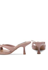 Nine West Klapki WFA2668-1 Różowy. Kolor: różowy. Materiał: syntetyk