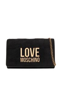 Love Moschino - LOVE MOSCHINO Torebka JC4127PP0NKB100A Czarny. Kolor: czarny. Materiał: skórzane