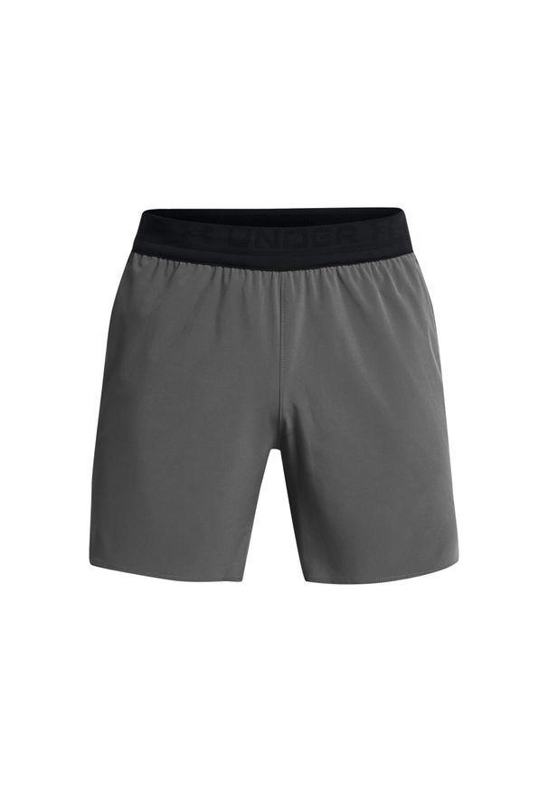 Szorty Under Armour Peak Woven. Kolor: wielokolorowy, szary, czarny. Sport: fitness