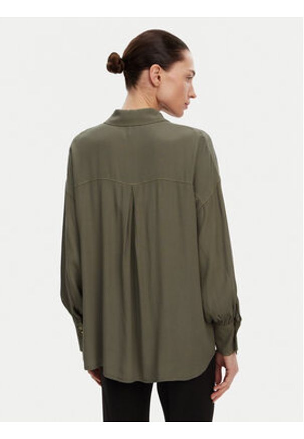 ACCESS FASHION Koszula 53-7006-394 Zielony Relaxed Fit. Kolor: zielony. Materiał: wiskoza