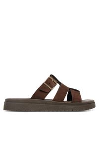 Klapki Tamaris. Kolor: brązowy #1
