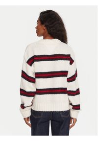 Tommy Jeans Sweter Badge DW0DW21679 Écru Relaxed Fit. Materiał: syntetyk #4