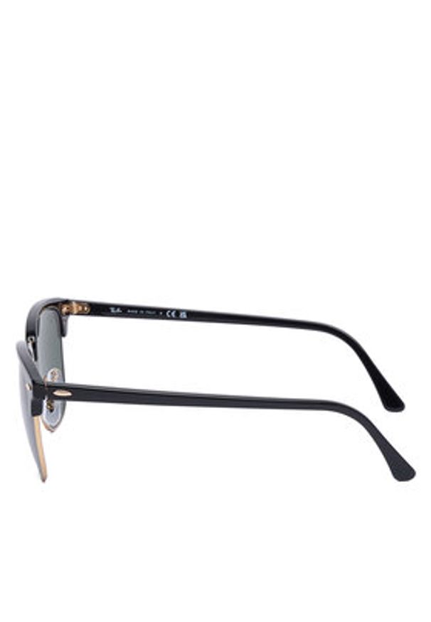 Ray-Ban Okulary przeciwsłoneczne Clubmaster 0RB3016 W0365 Czarny. Kolor: czarny. Materiał: syntetyk
