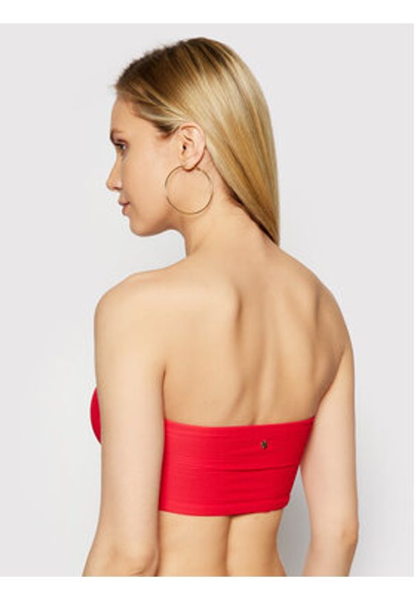 Seafolly Góra od bikini Essential 31034-640 Czerwony. Kolor: czerwony. Materiał: syntetyk