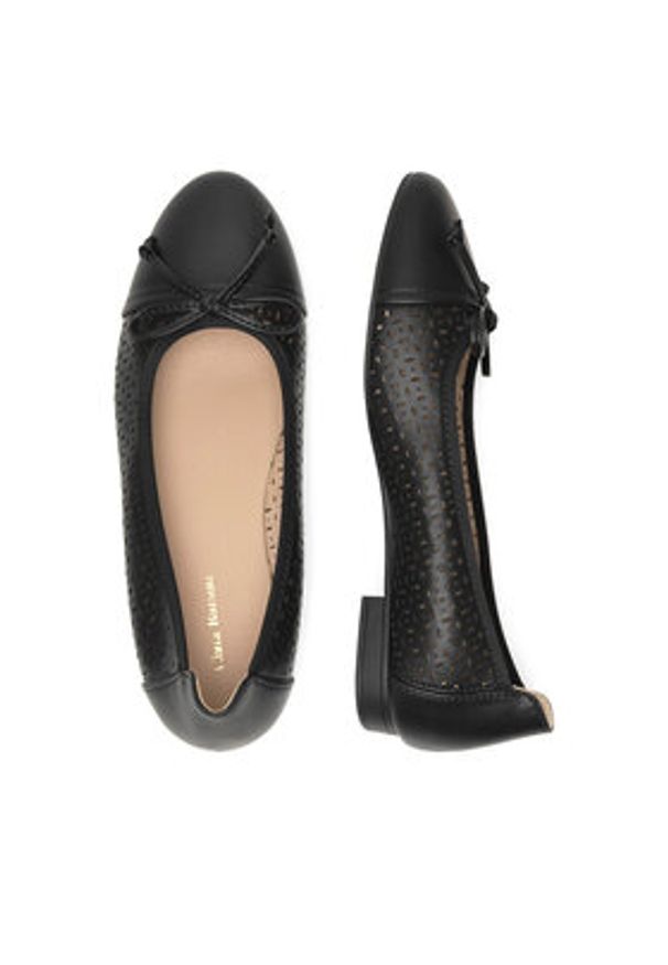 Clara Barson Baleriny WS2055-15 Czarny. Kolor: czarny. Materiał: syntetyk, materiał