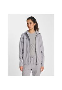 Damska bluza dresowa z kapturem Hummel Cima 2.0. Typ kołnierza: kaptur. Kolor: szary. Materiał: dresówka #1