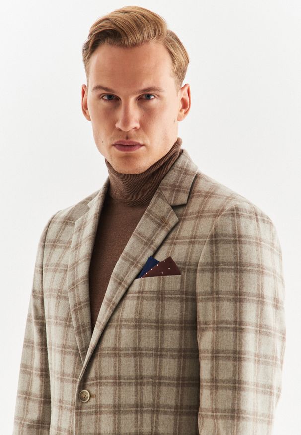 Pako Lorente - PAKO LORENTE – Marynarka męska P22WP-3X-034-E-S. Materiał: wełna, poliamid. Sezon: wiosna