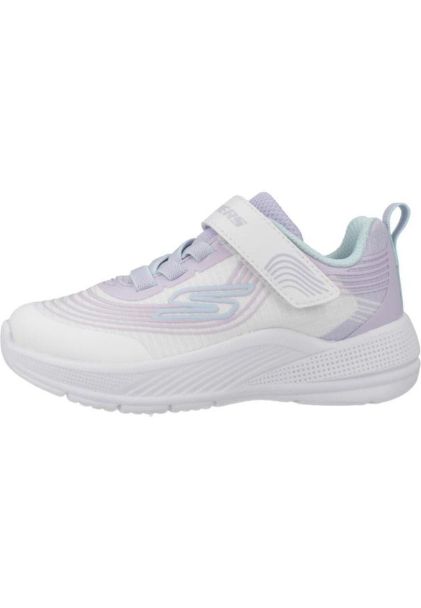 skechers - Tenisówki Skechers Model Microspec Advance Kolor Biały. Kolor: biały. Materiał: syntetyk, tkanina. Model: Skechers Sport. Sport: turystyka piesza