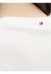 TOMMY HILFIGER - Tommy Hilfiger T-Shirt UW0UW05763 Biały Regular Fit. Kolor: biały. Materiał: bawełna