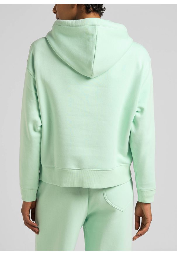 Lee - LEE ESSENTIAL HOODIE DAMSKA BLUZA LOGO SEAGLASS L53PLJ40 112320679