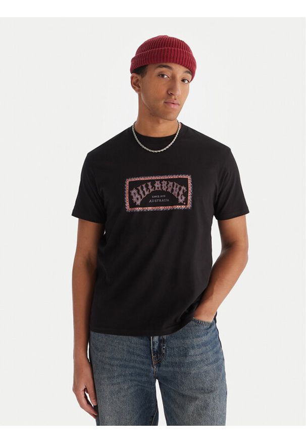 Billabong T-Shirt Arch Frame EBYZT00341 Czarny Regular Fit. Kolor: czarny. Materiał: bawełna