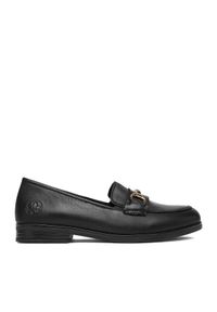 Rieker Loafersy 46262-01 Czarny. Kolor: czarny. Materiał: skóra #1